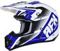 AFX FX-17 Helmet - Force - Pearl White/Blue - Medium 0110-5239