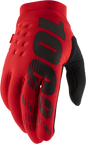 100% Brisker Gloves - Red - Small 10003-00030