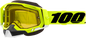 100% Racecraft 2 Snow Goggles - Fluo Yellow - Yellow 50011-00004