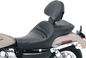 SADDLEMEN Seat - Explorer - With Backrest - Stitched - Black - XLC '04+ 807-03-030