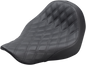 SADDLEMEN Renegade Solo Seat - Lattice Stitched - Black 818-29-002LS