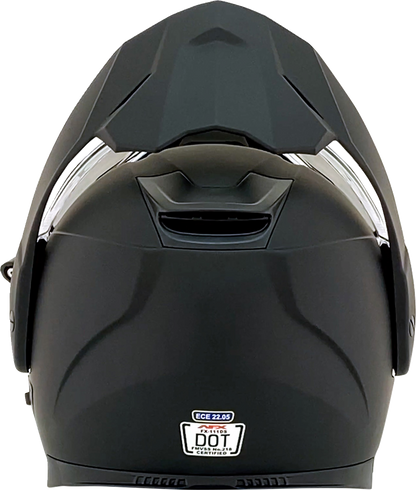 AFX FX-111DS Snow Helmet - Electric - Matte Black - Medium 0120-0800