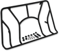 SHOW CHROME Tour Trunk Luggage Rack - Black 41-155BK