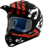AFX FX-17Y Helmet - Attack - Matte Black/Red - Medium 0111-1403