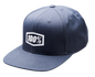 100% Icon Snapback Hat - Heather Charcoal - One Size 20044-00003