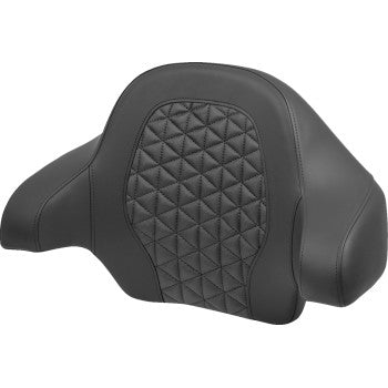 SADDLEMEN Tour-Pak® Backrest Pad - Tri-Gripper - FLH/FLT '14-'24 814-07-15600