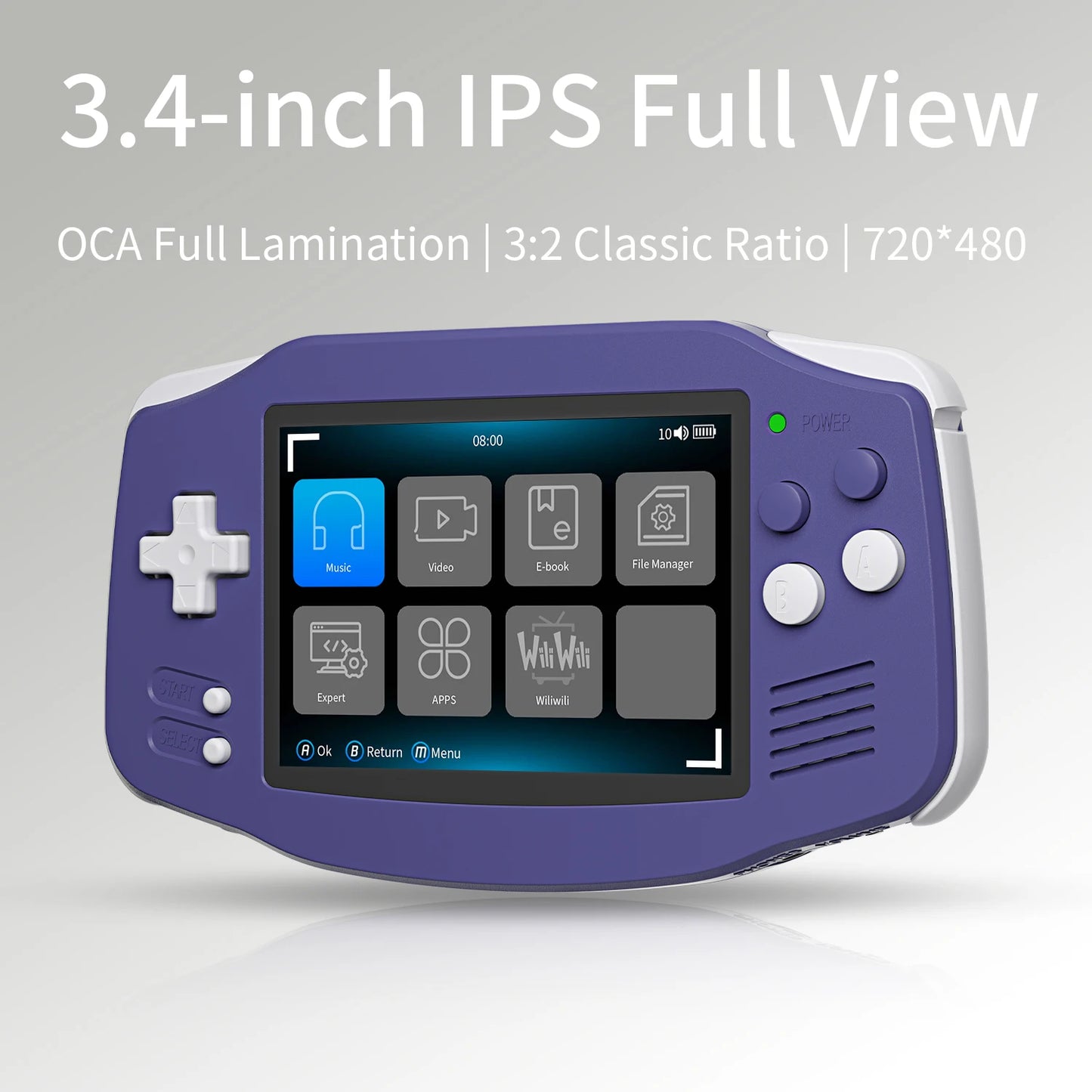 ANBERNIC RG34XX Retro Handheld Game Console 64-bit Video Gaming Player