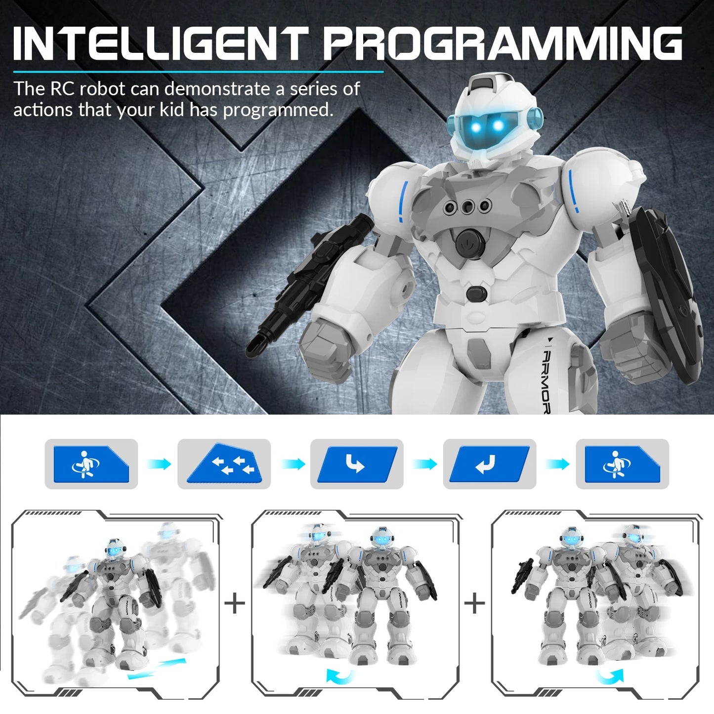 Programmable Remote Control Robot with Intelligent Gesture Sensing