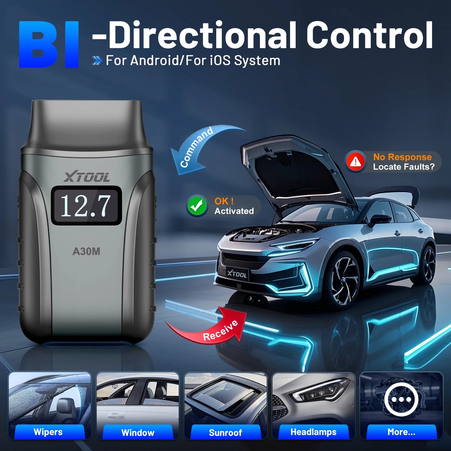 A30M v 2.0 Full System Automotive Diagnostic Tool