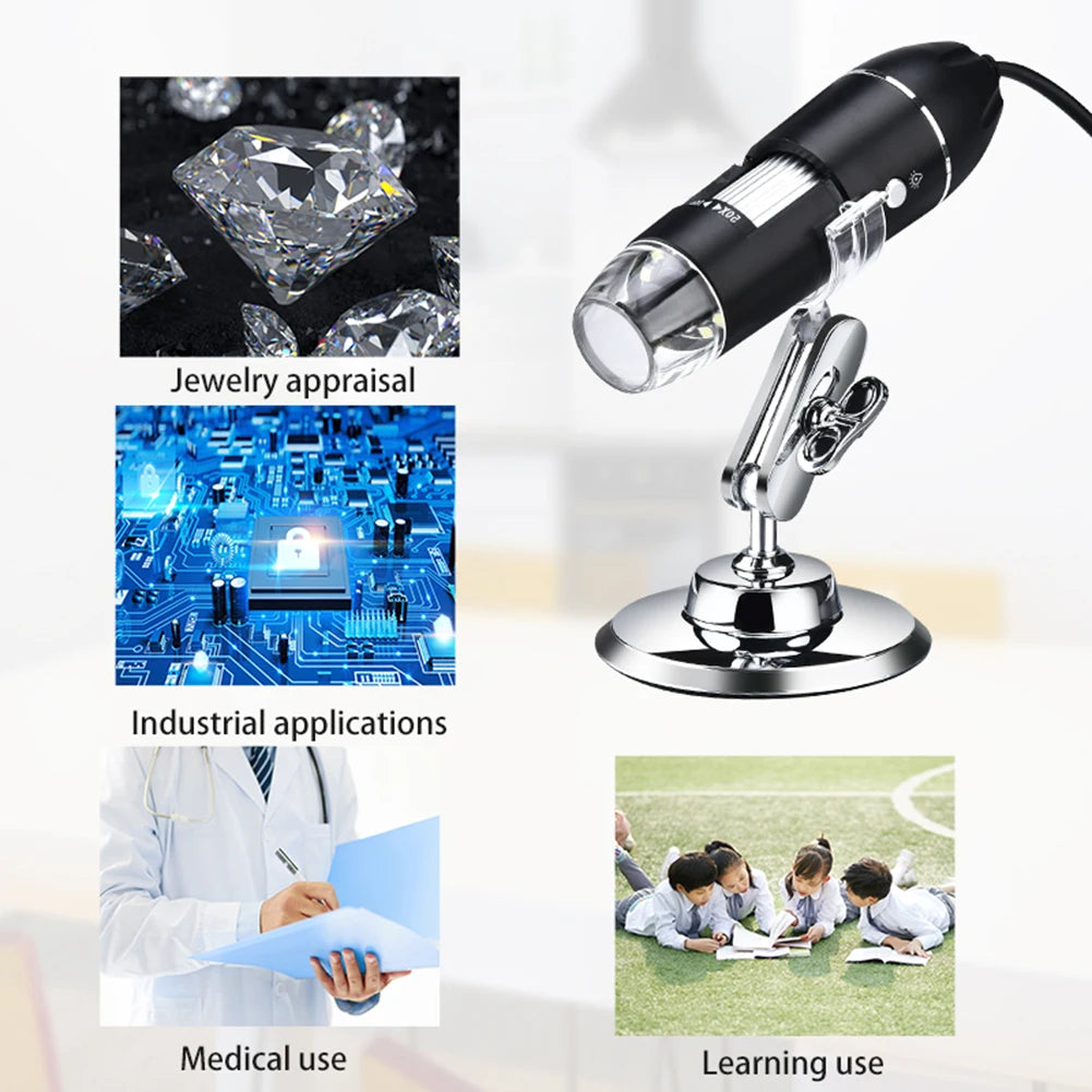 1600X Portable Electronic Digital Handheld Magnifier Microscope