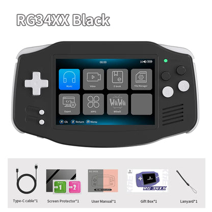 ANBERNIC RG34XX Retro Handheld Game Console 64-bit Video Gaming Player