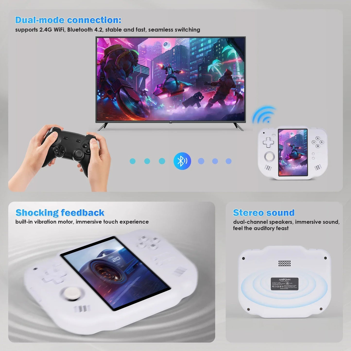 ZERO 40 Handheld Game Console 4'' IPS Multi-touch Screen