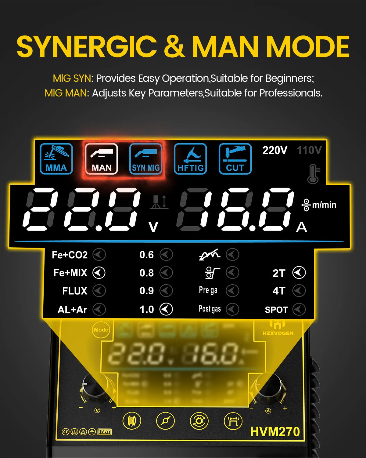 220V Multi-function 6 in 1 Welding Machine