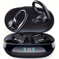 Wireless Earbuds with Microphone, Sports Ear Clip, and Led Display