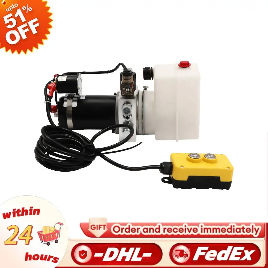 Small Electric Hydraulic Pump with Remote Control