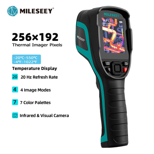 Thermal Imaging Camera with Infrared Temperature Meter For Repair, Pipeline leak Detection