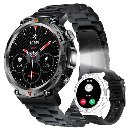 KE3 2025 New Bluetooth smartwatch With Flashlight