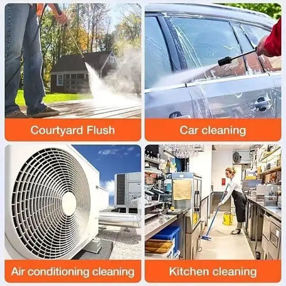 Portable Wireless Electric Car Pressure washer, Foam Spray Gun Car Cleaning Tool,