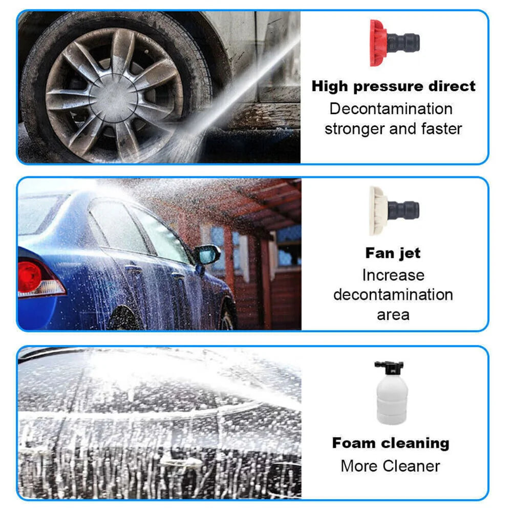 Cordless High Pressure Car Washer with Foam Generator for Home or Construction