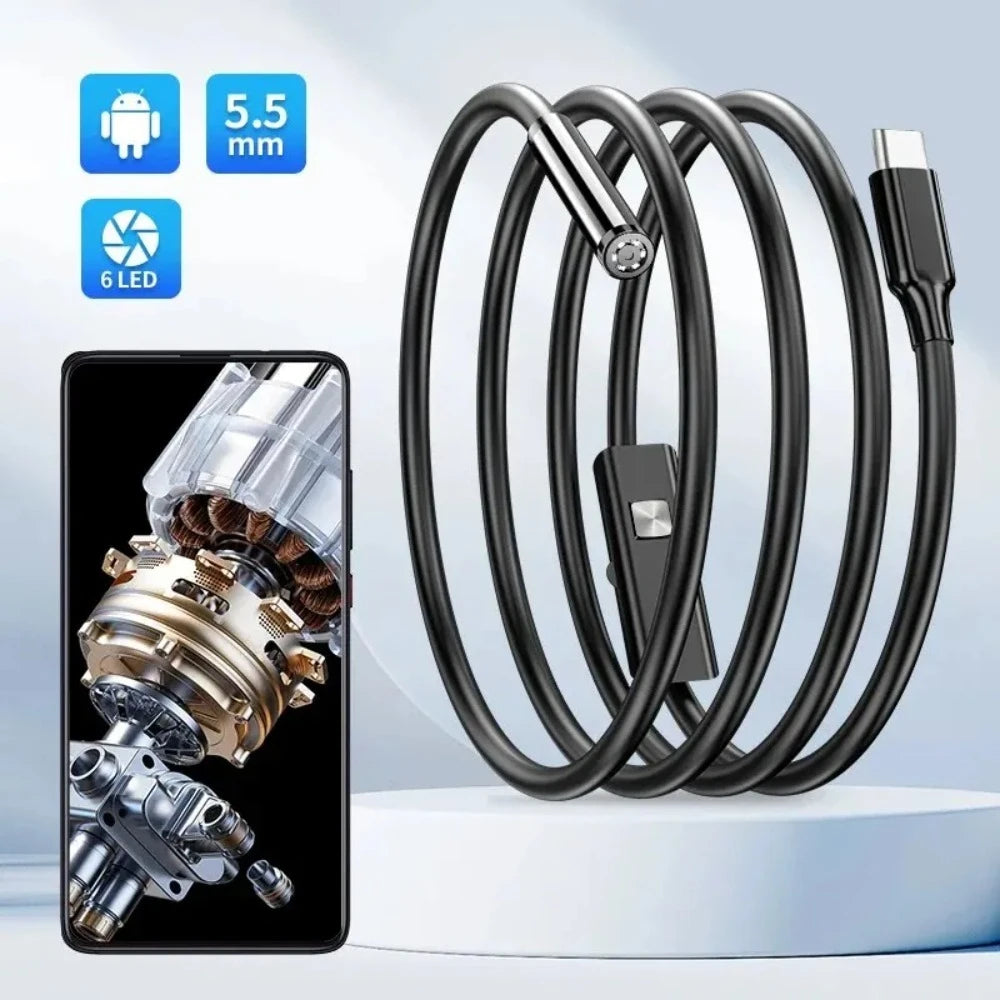 USB 5.5mm Endoscope/Borescope Inspection Snake Camera