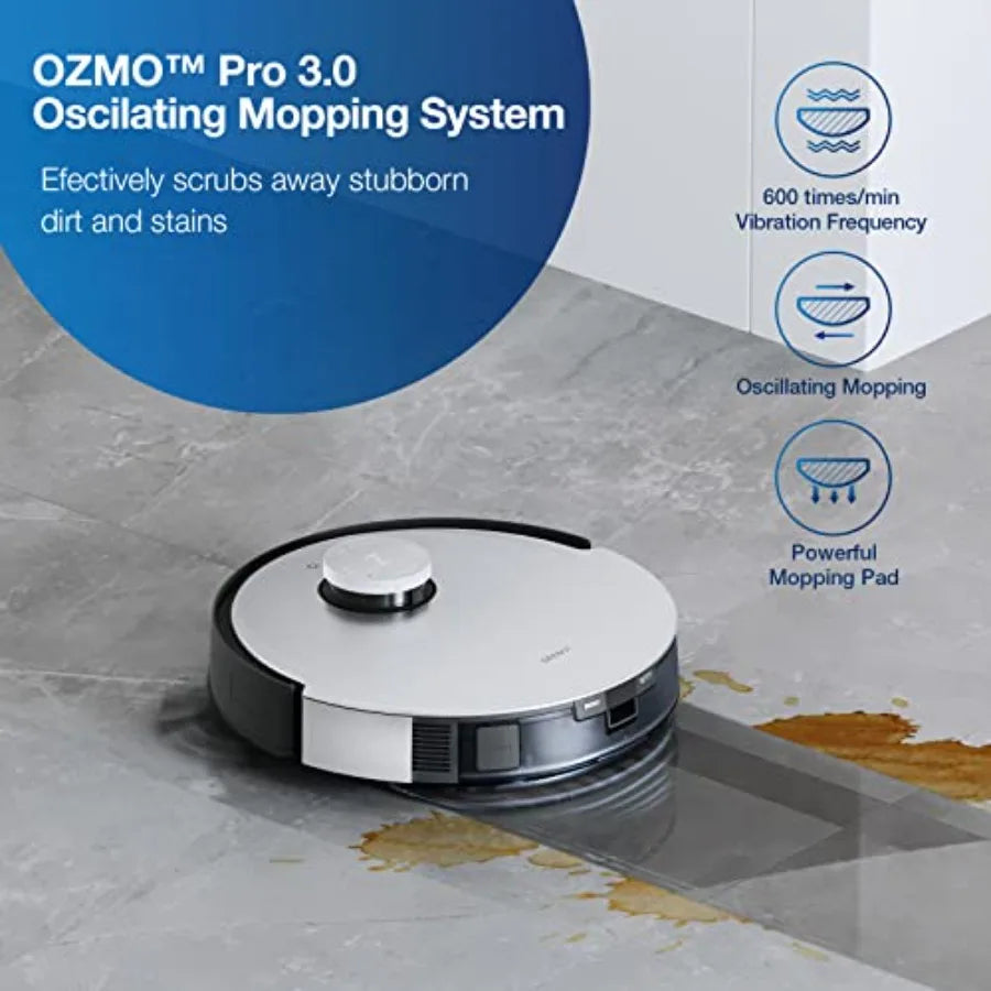 Robotic Vacuum Cleaner Auto Empty Station + True Mapping 2.0 + AI Voice Assistance - Certified Refurbished