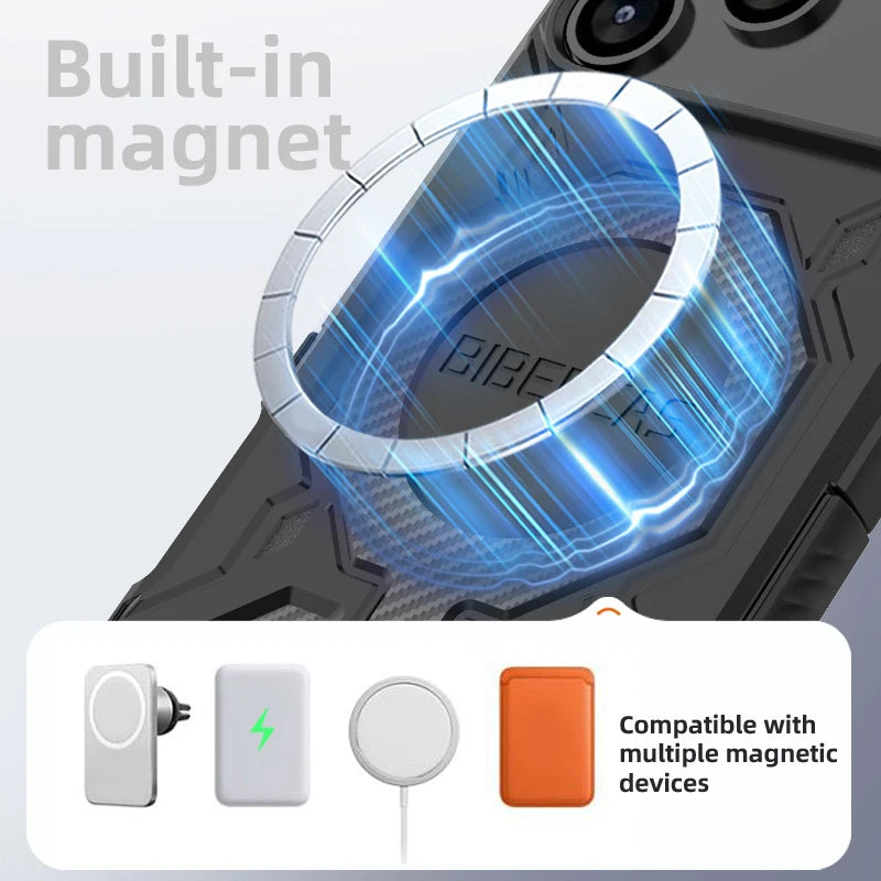 Military Armor Phone Case For iPhone 17 16 15 14 13 Pro Max 17Air 16E