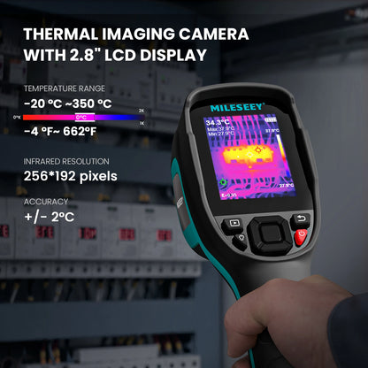 Thermal Imaging Camera with Infrared Temperature Meter For Repair, Pipeline leak Detection