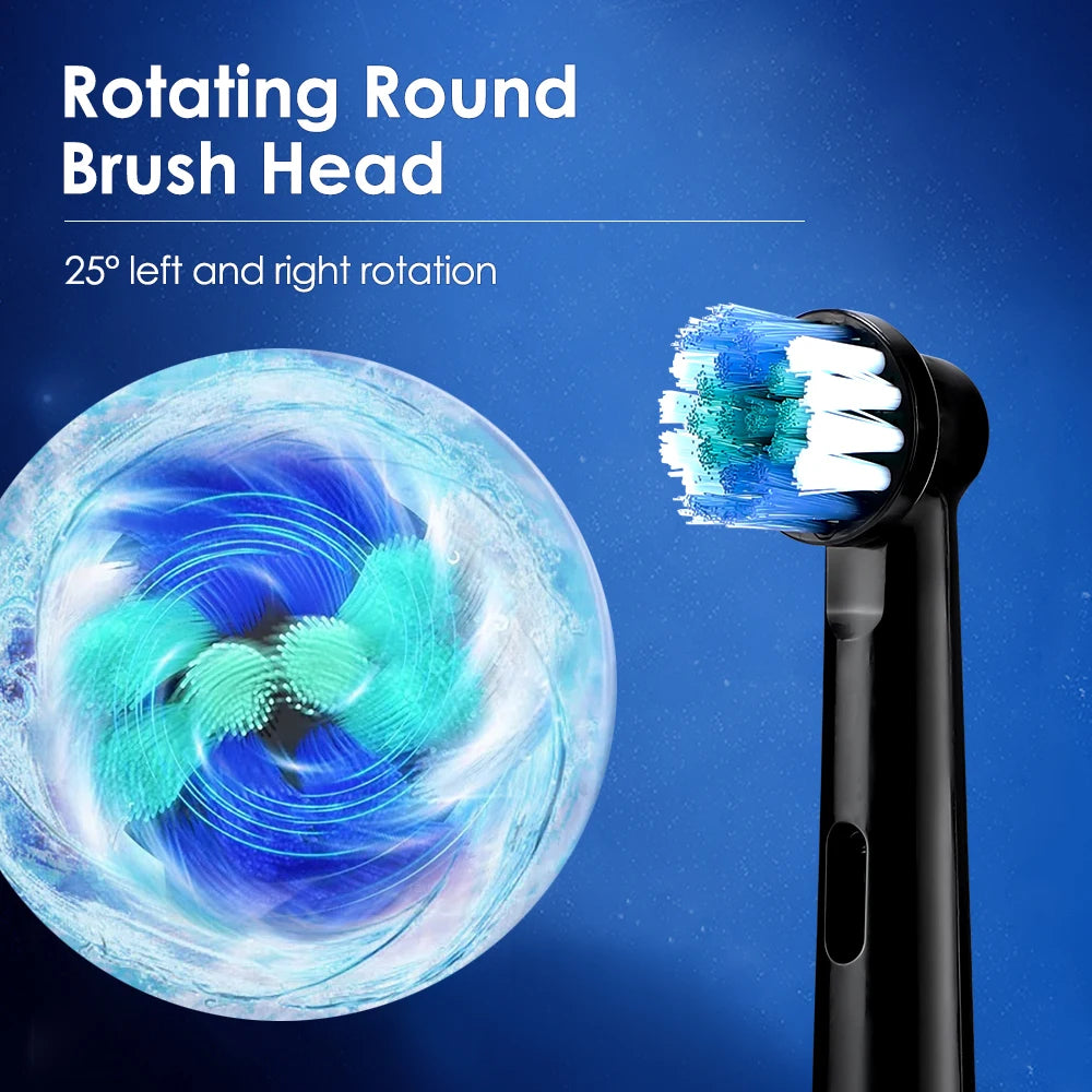 Kids Smart Electric Toothbrush with Rotary Heads and 5 Modes Setting,