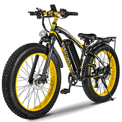 1500W Fat Tire Off Road Electric E Bike 34MPH