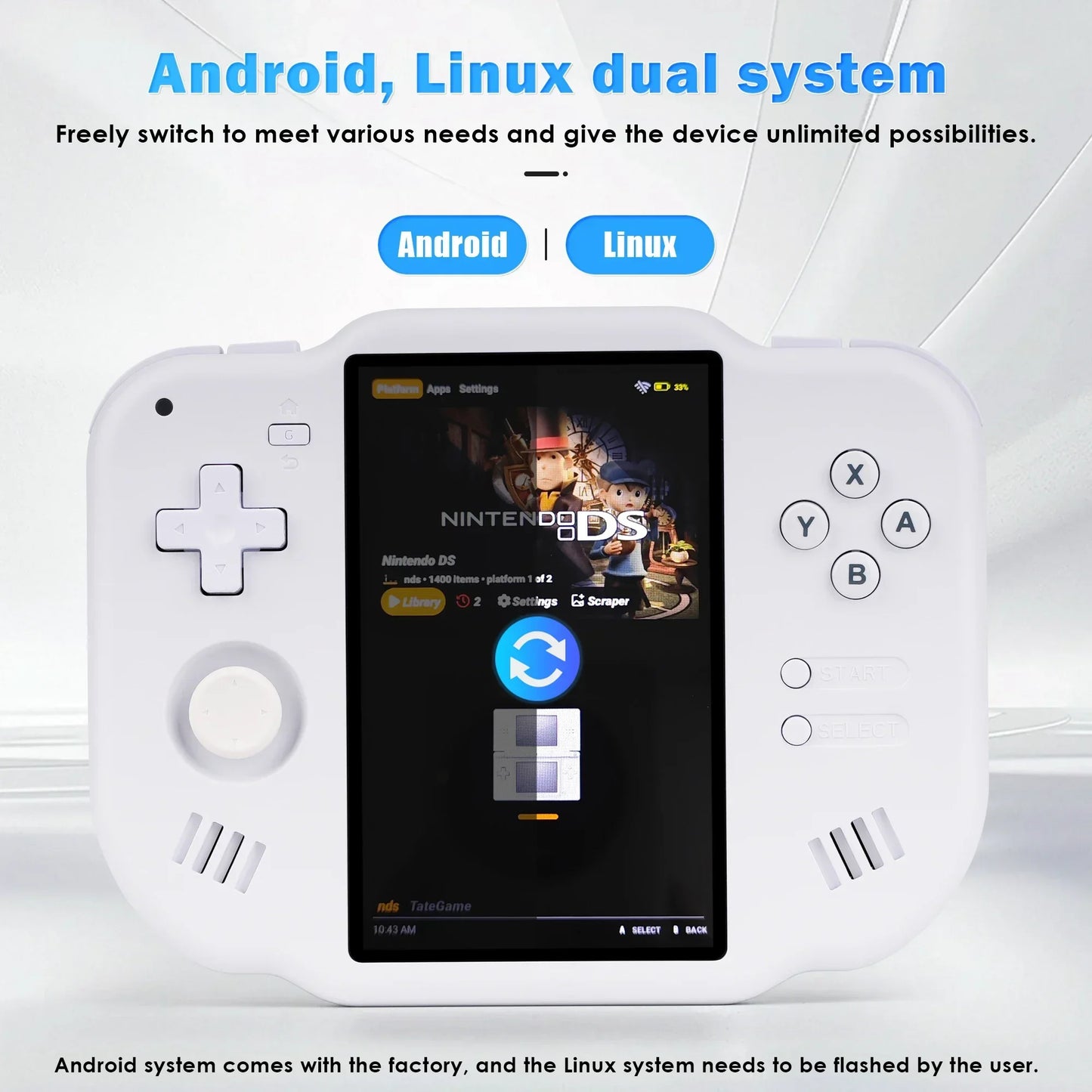 ZERO 40 Handheld Game Console 4'' IPS Multi-touch Screen