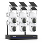 4MP Wireless PT Solar Security Camera System 16CH NVR 2.4G&5.8G dual-band Built-in Battery