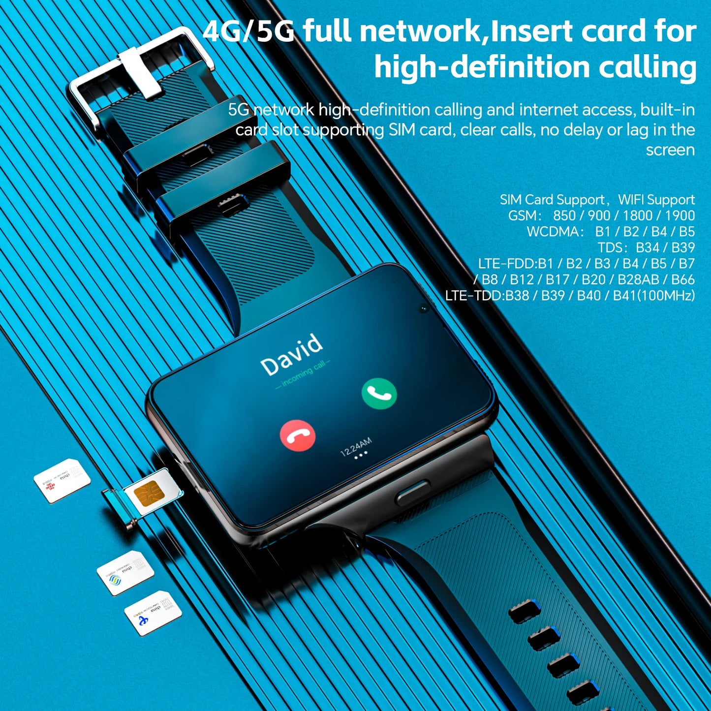 APPLLP MAX Android Smart Watch/Phone with detachable strap