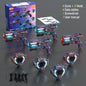 VATOS 4 Rechargeable Infrared Laser Tag Guns and Vest with Glowing Lights