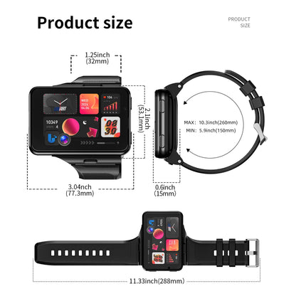 APPLLP MAX Android Smart Watch/Phone with detachable strap