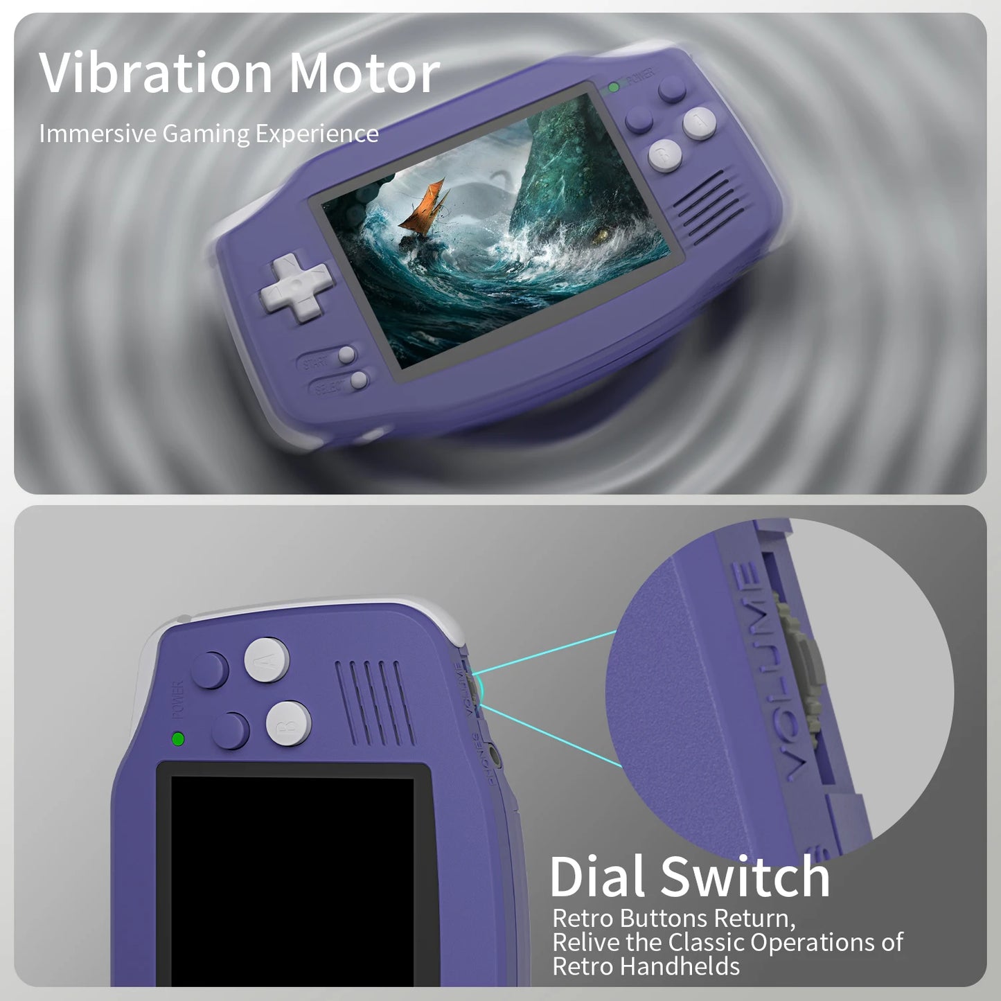ANBERNIC RG34XX Retro Handheld Game Console 64-bit Video Gaming Player