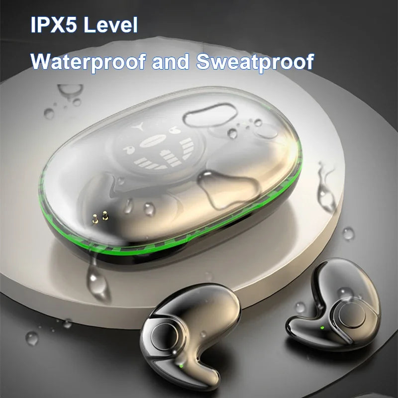 Invisible Sleep Bluetooth IPX5 Waterproof Earbuds Touch Control Headsets