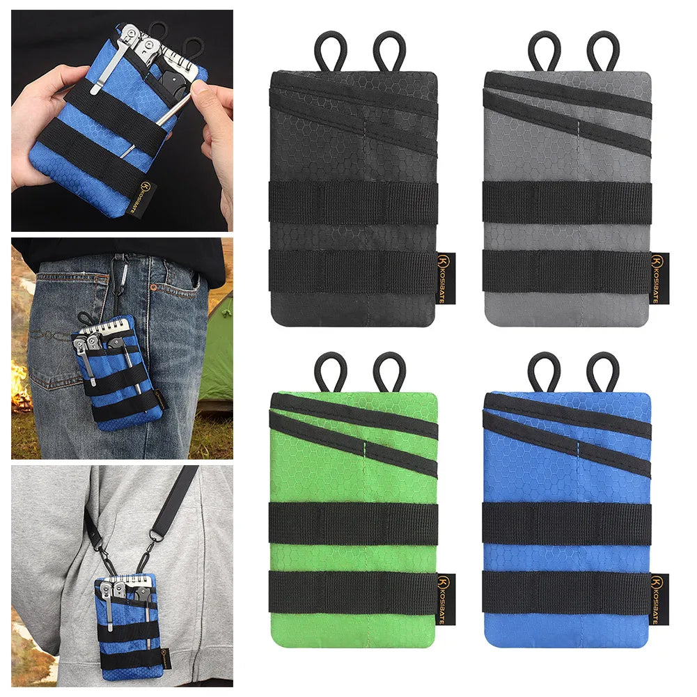 Foldable Small Tool Organizer Credit Card Pouch