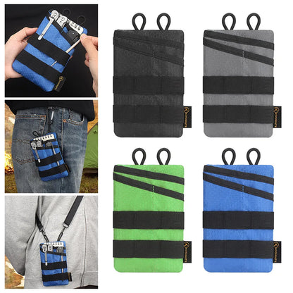 Foldable Small Tool Organizer Credit Card Pouch