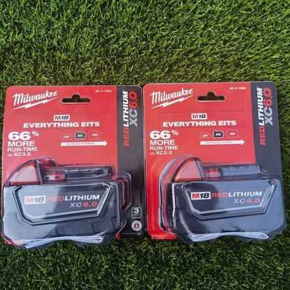 100% original 2 PCS 18V Milwaukee brand Batteries M18 XC18 48-11-1860