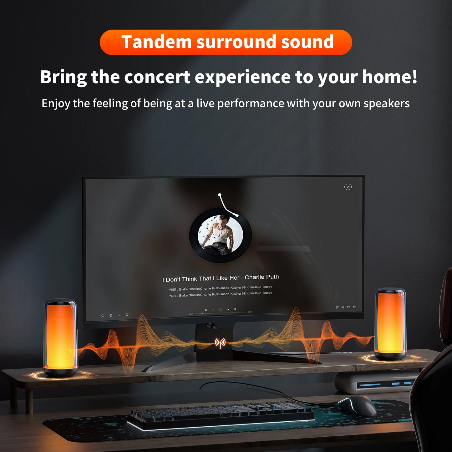 10 w Bluetooth Speaker with Hi-Res Wireless HiFi Portable Speaker IPX5 Waterproof, Outdoor