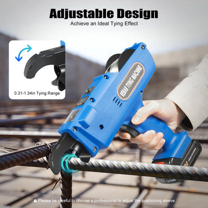 8mm-34mm Automatic Rebar Handheld Rebar Tying Machine/Wire Pliers Tool Kit/Batteries