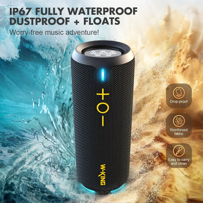 40W Portable Waterproof Speaker with Party lights