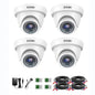 4 Pack Indoor Outdoor CCTV Dome Home Surveillance Cam