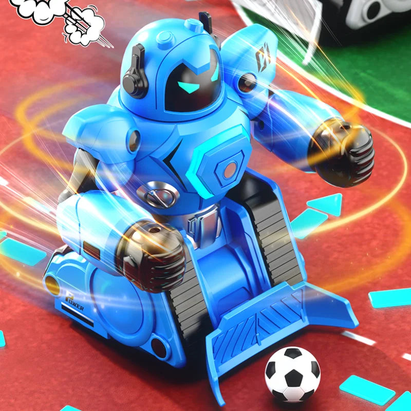 Interactive 2.4G Remote Control Football Fighting Robots Double Battle Boxing Game