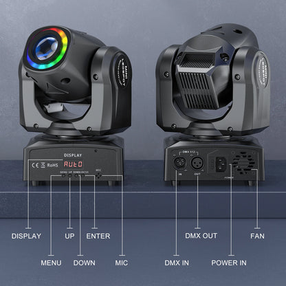 LED Rotating Beam Stage Light