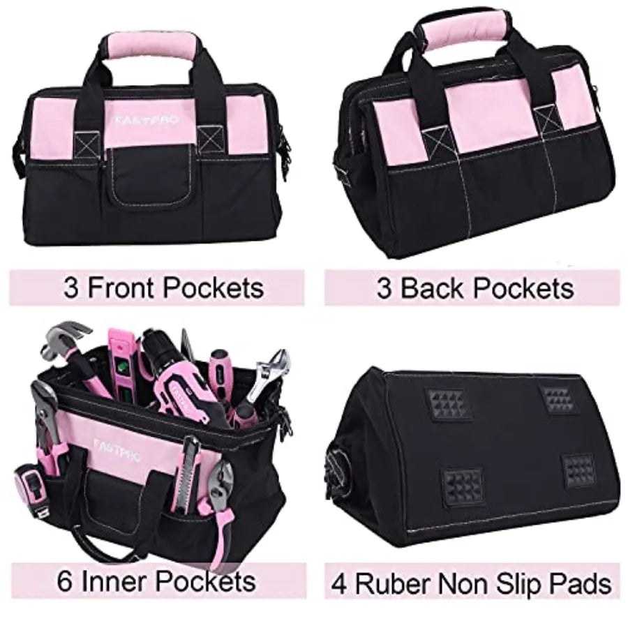 220-Piece Pink Tool Set and 177-Piece 20V Drill Set