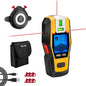 Rechargeable 2-in-1 Stud Finder with Laser Level for Wall, Wood, Metal & Wire Detection