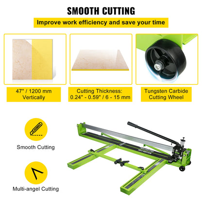 Professional Porcelain Ceramic Tile Cutter with infrared Laser Positioning Floor Cutter