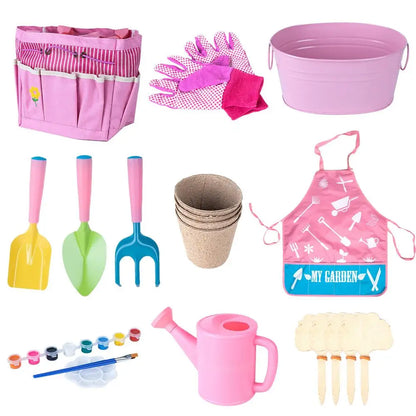 Kids Gardening Tool set With Watering Can