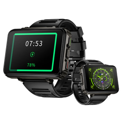 APPLLP 5 MAX Android Watch Phone Square Big Screen 4G Calls Smartwatches Dual Camera with Flashlight Gaming Watch